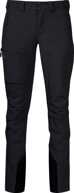 Bergans Women&#x27;s Breheimen Softshell Pants Black/Solid Charcoal | Buy Bergans Women&#x27;s Breheimen Softshell Pants Black/Solid Charcoal here | Outnorth