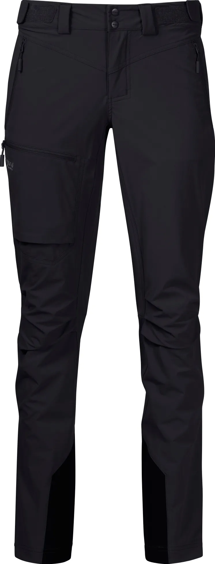 Bergans Women&#x27;s Breheimen Softshell Pants Black/Solid Charcoal | Buy Bergans Women&#x27;s Breheimen Softshell Pants Black/Solid Charcoal here | Outnorth