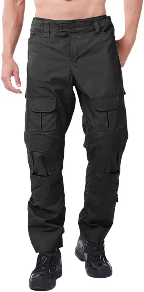 GIERIDUC Mens Heavyweight Fleece Sweatpants Tactical Pants for Men Black Corduroy Pants Mens Skinny Sweatpants