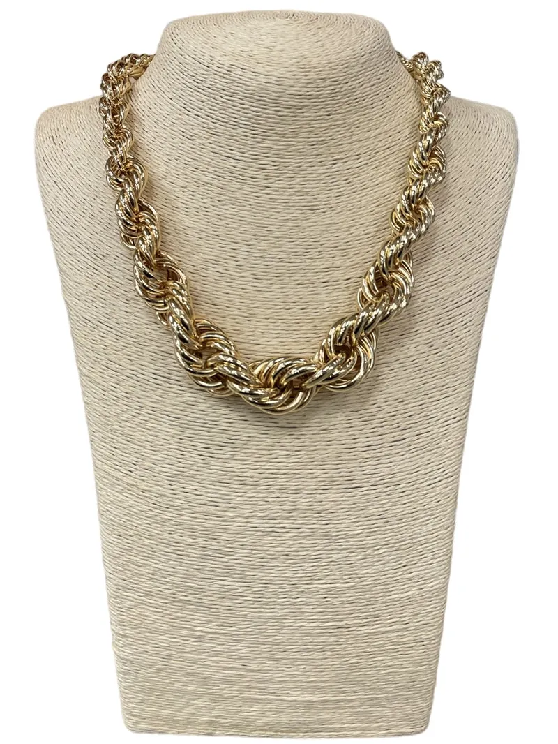 Gold Chunky Chain Necklace
