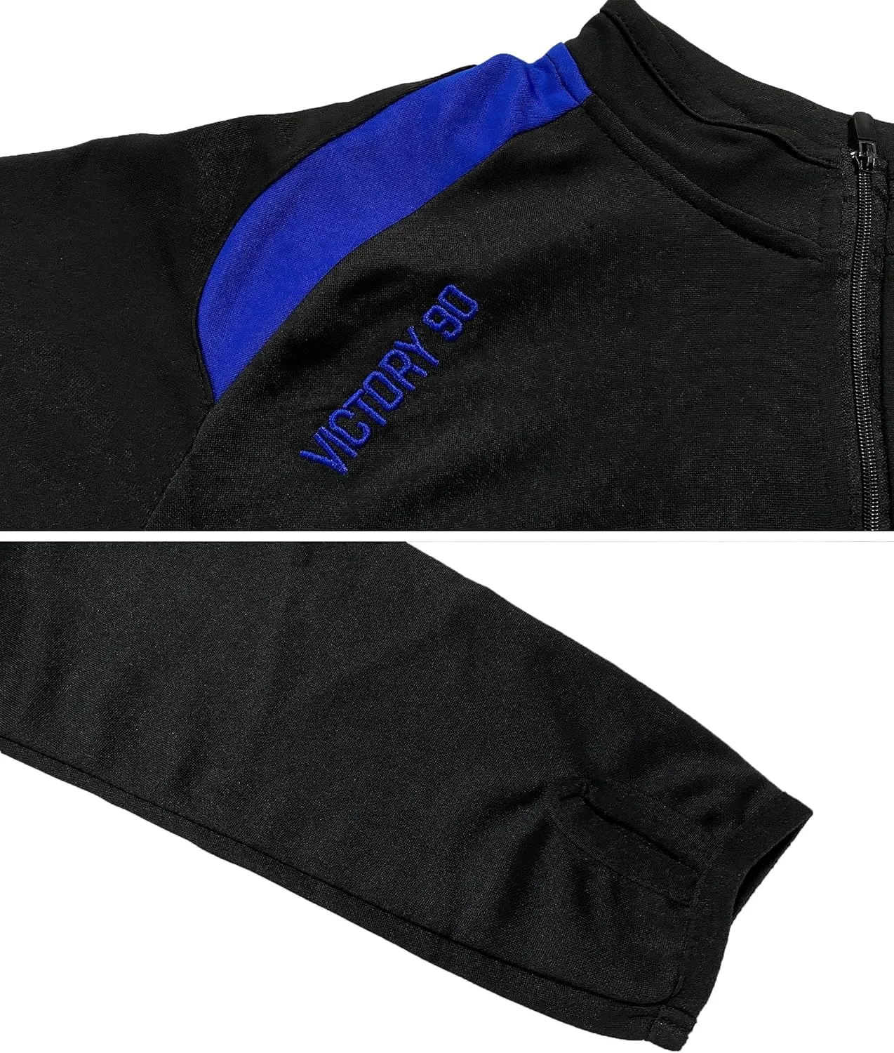 Hiheart Boys Quick Dry Long Sleeve Jogger Set 2 Piece Athletic Tracksuit