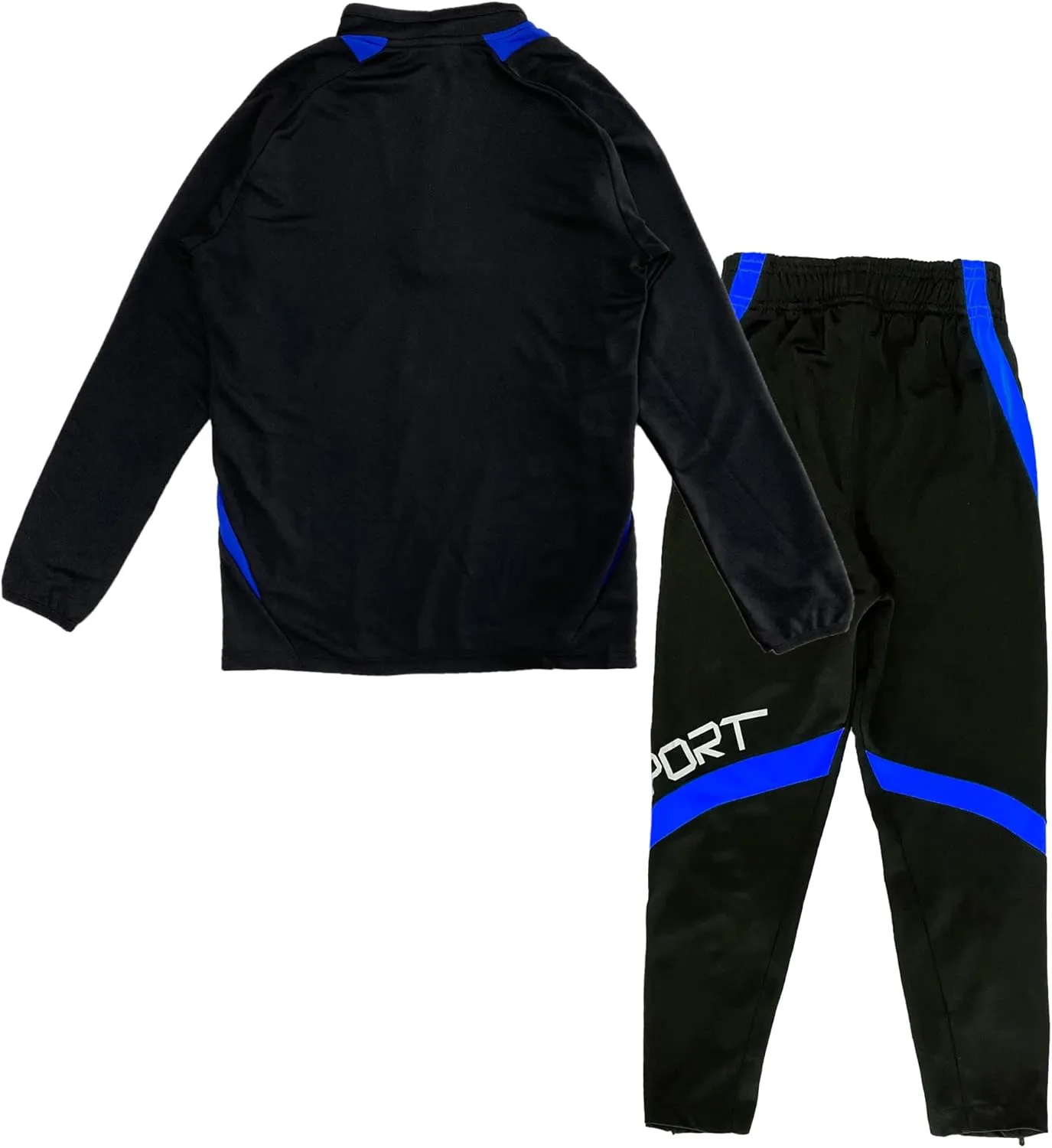 Hiheart Boys Quick Dry Long Sleeve Jogger Set 2 Piece Athletic Tracksuit