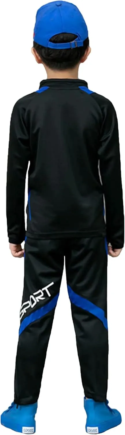 Hiheart Boys Quick Dry Long Sleeve Jogger Set 2 Piece Athletic Tracksuit
