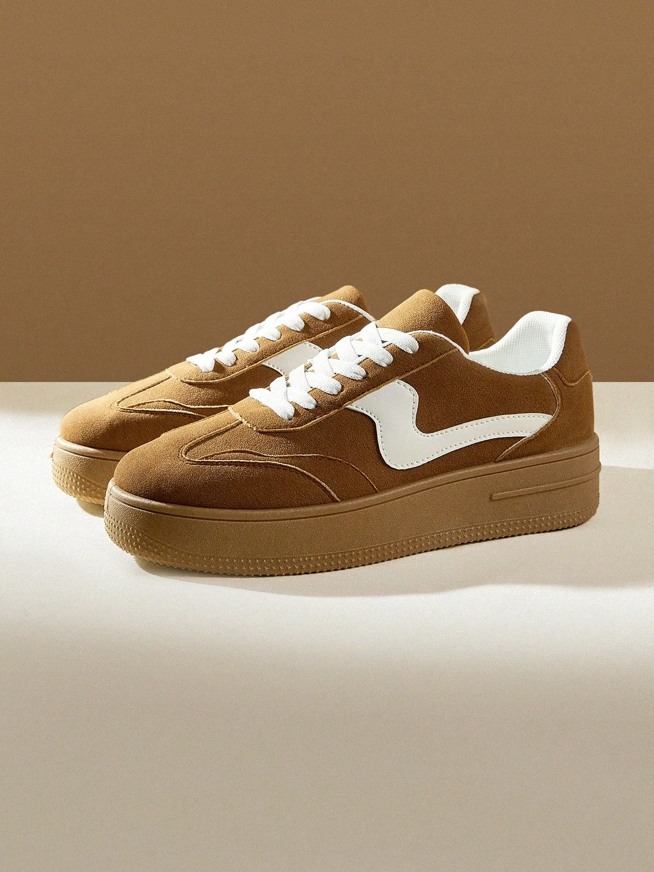 Leopard Print Leisure Chunky Sneakers