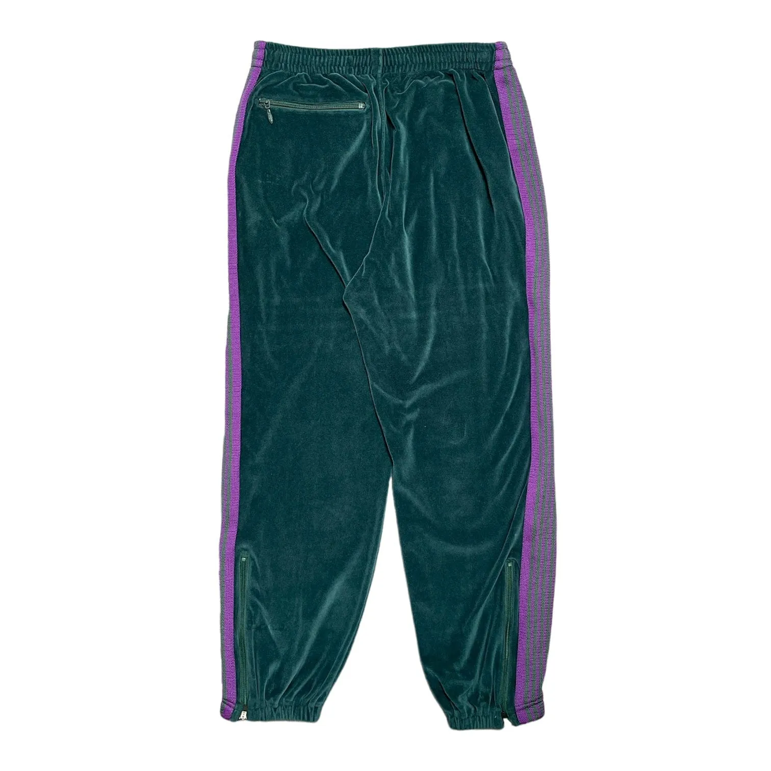 Needles Track Pants Green Purple Suede Pre-Owned