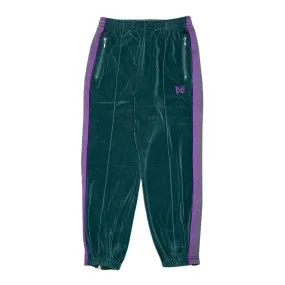 Needles Track Pants Green Purple Suede Pre-Owned