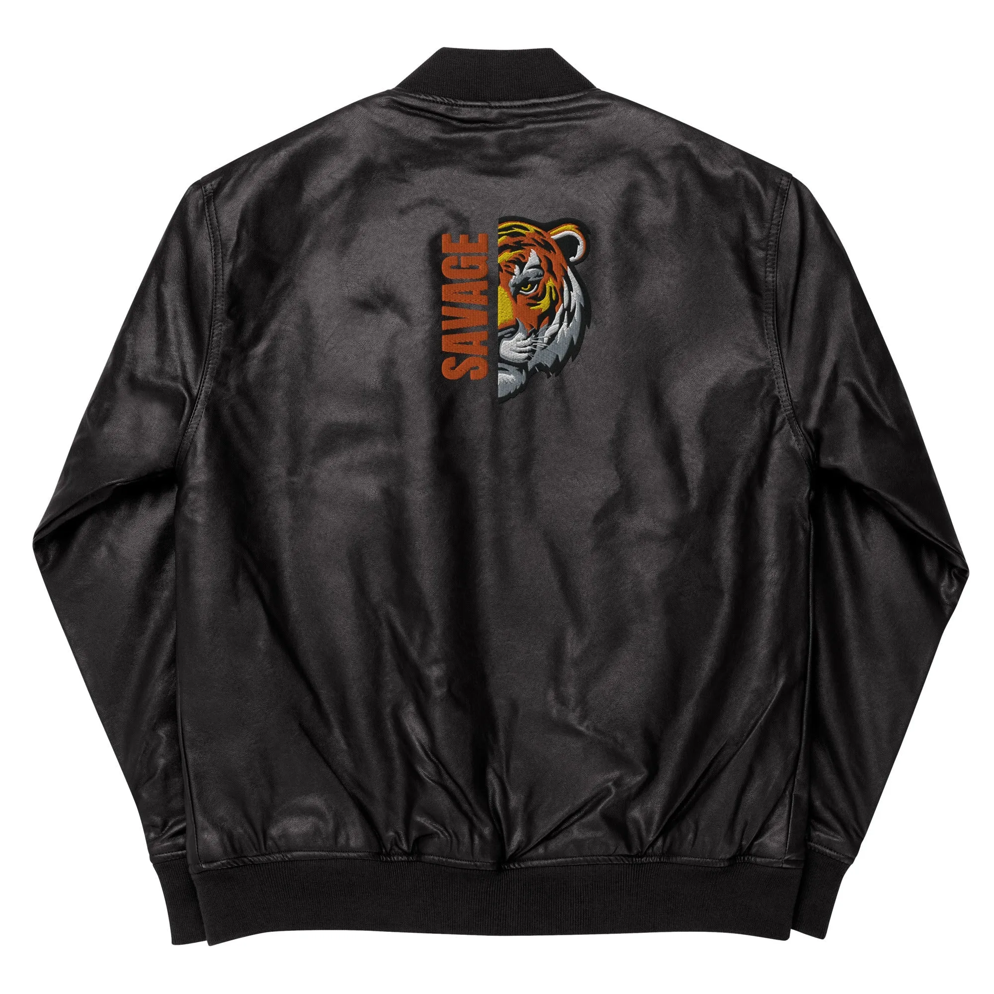 Savage Faux Leather Jacket