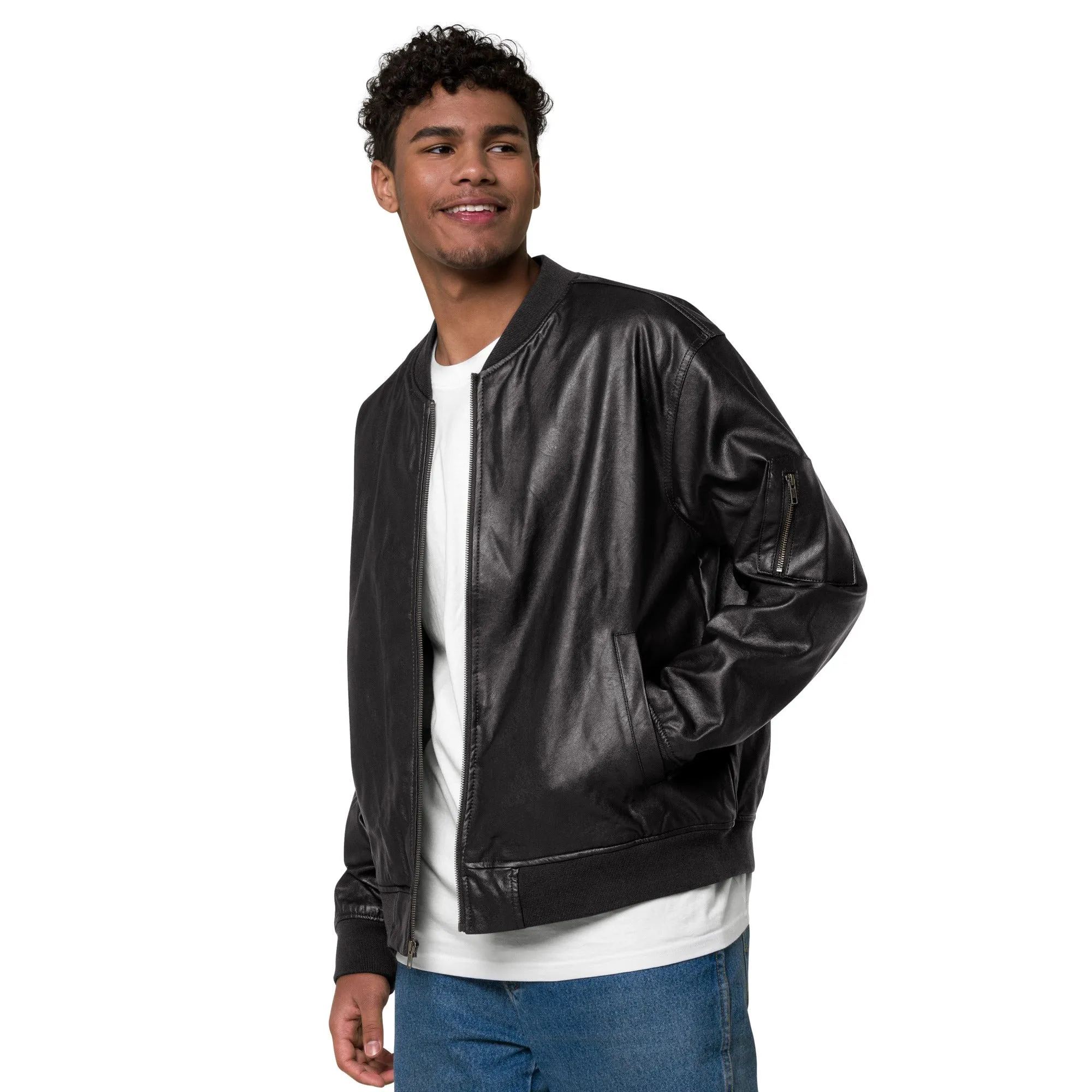 Savage Faux Leather Jacket