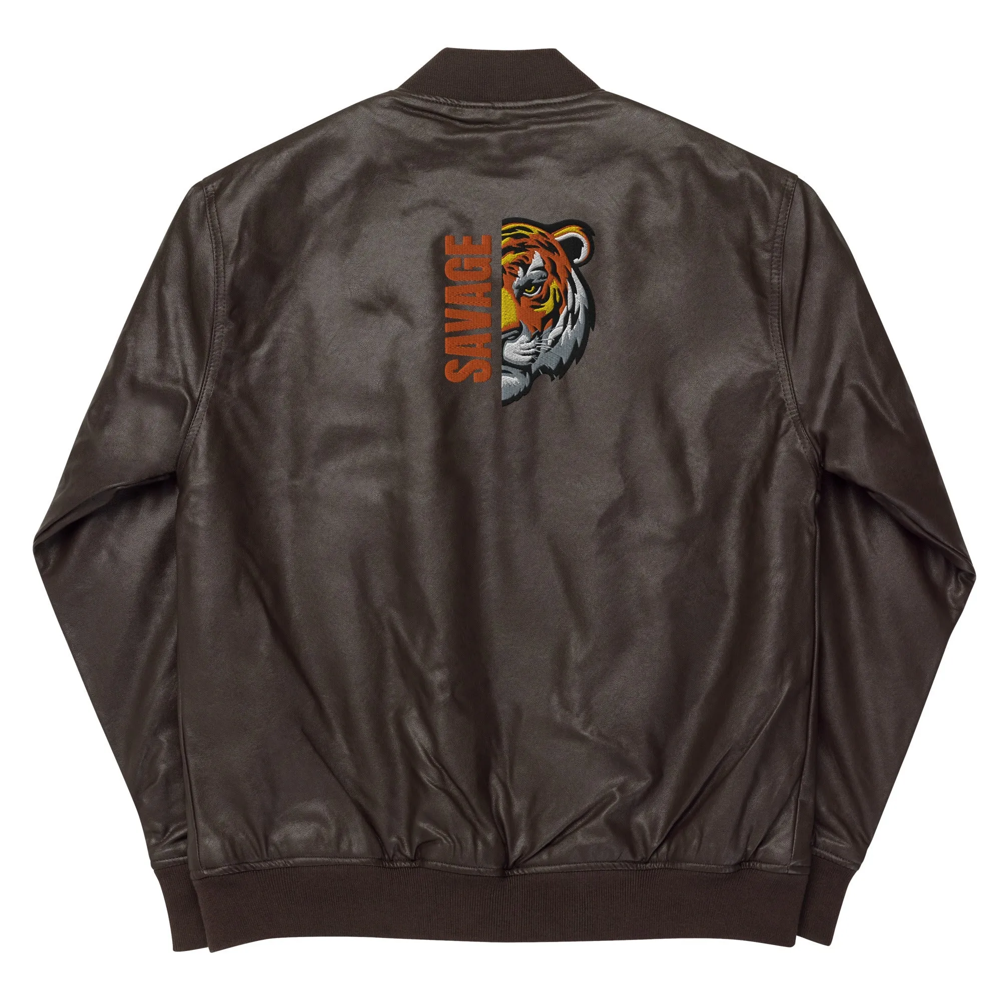 Savage Faux Leather Jacket