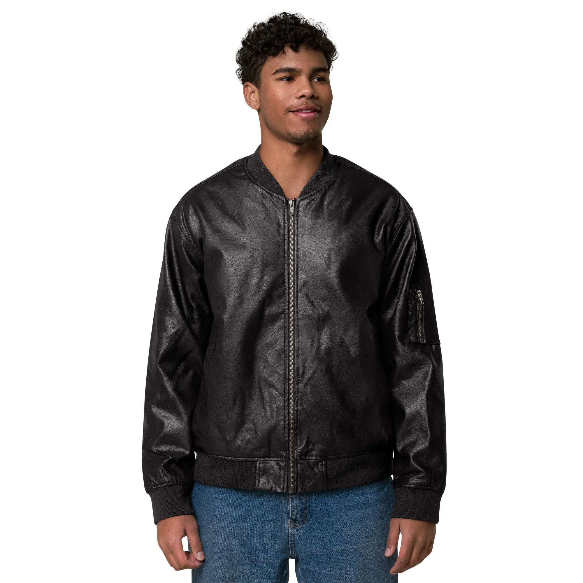 Savage Faux Leather Jacket