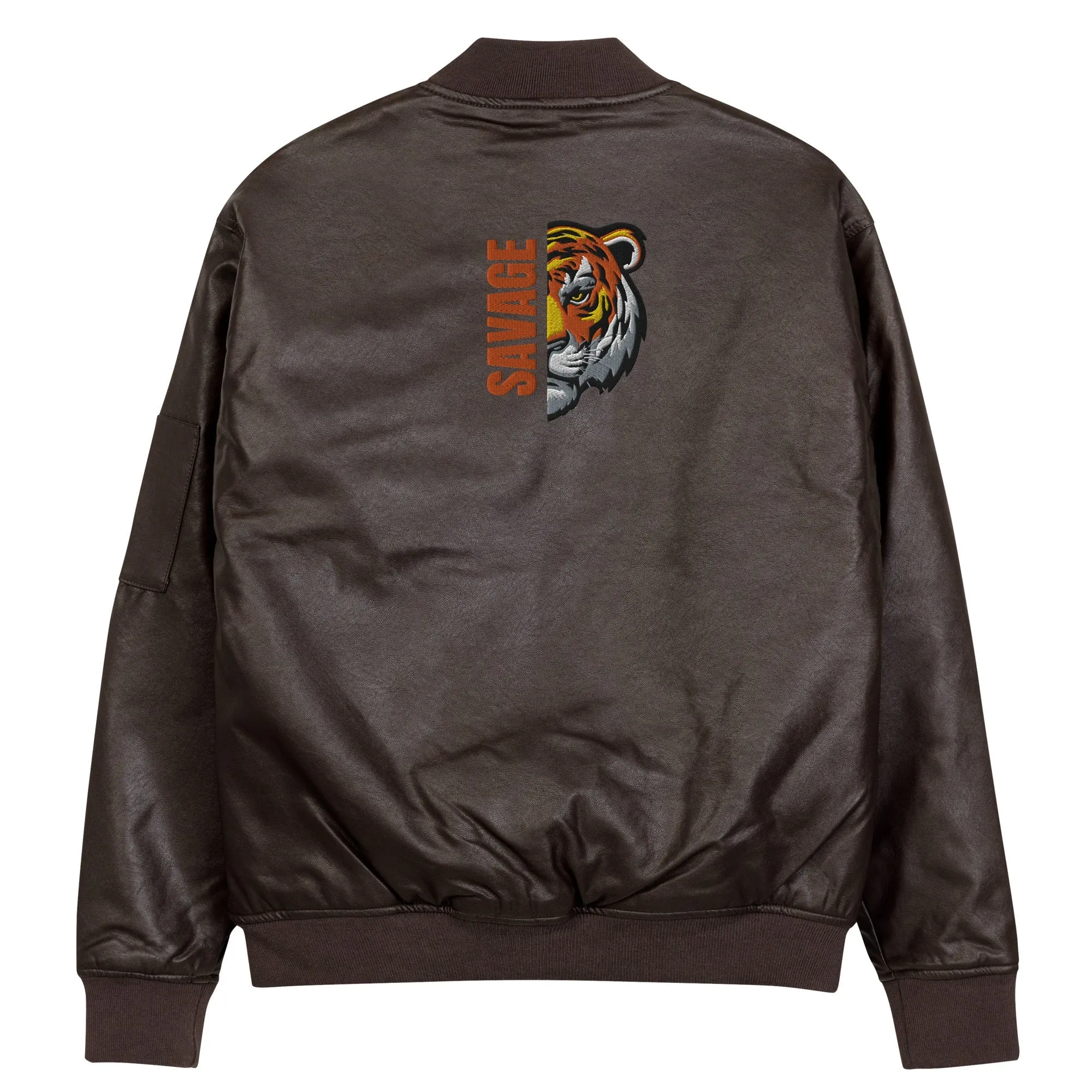 Savage Faux Leather Jacket