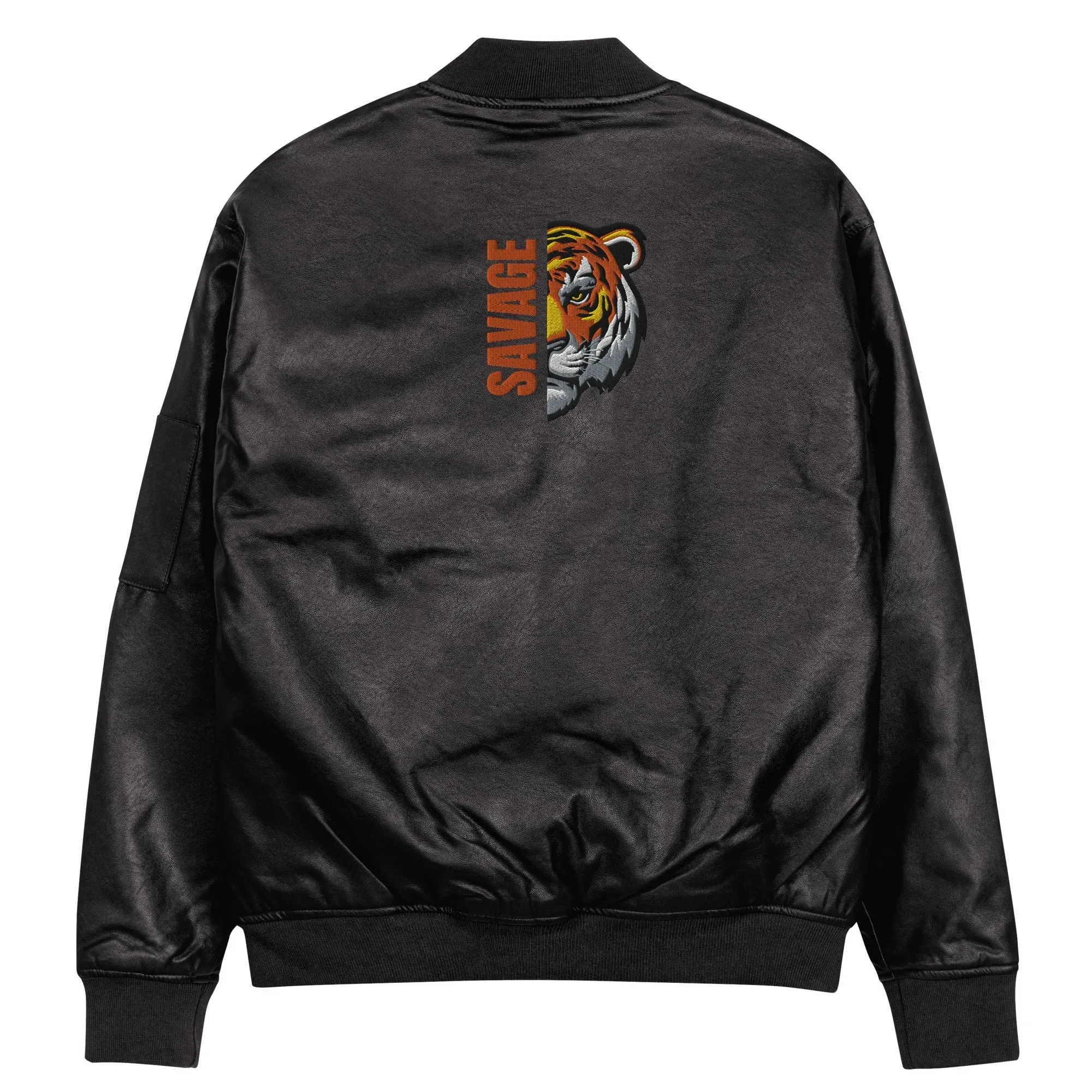 Savage Faux Leather Jacket