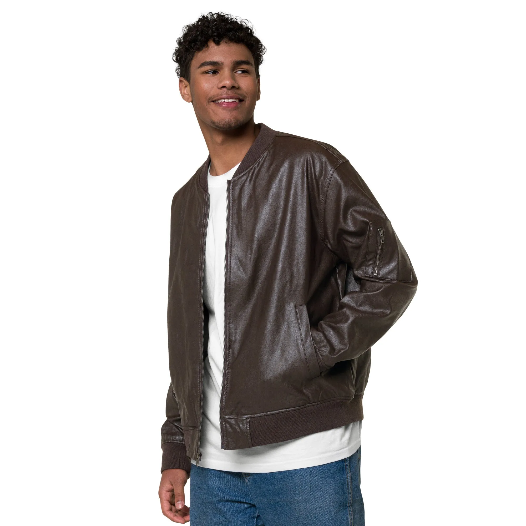Savage Faux Leather Jacket
