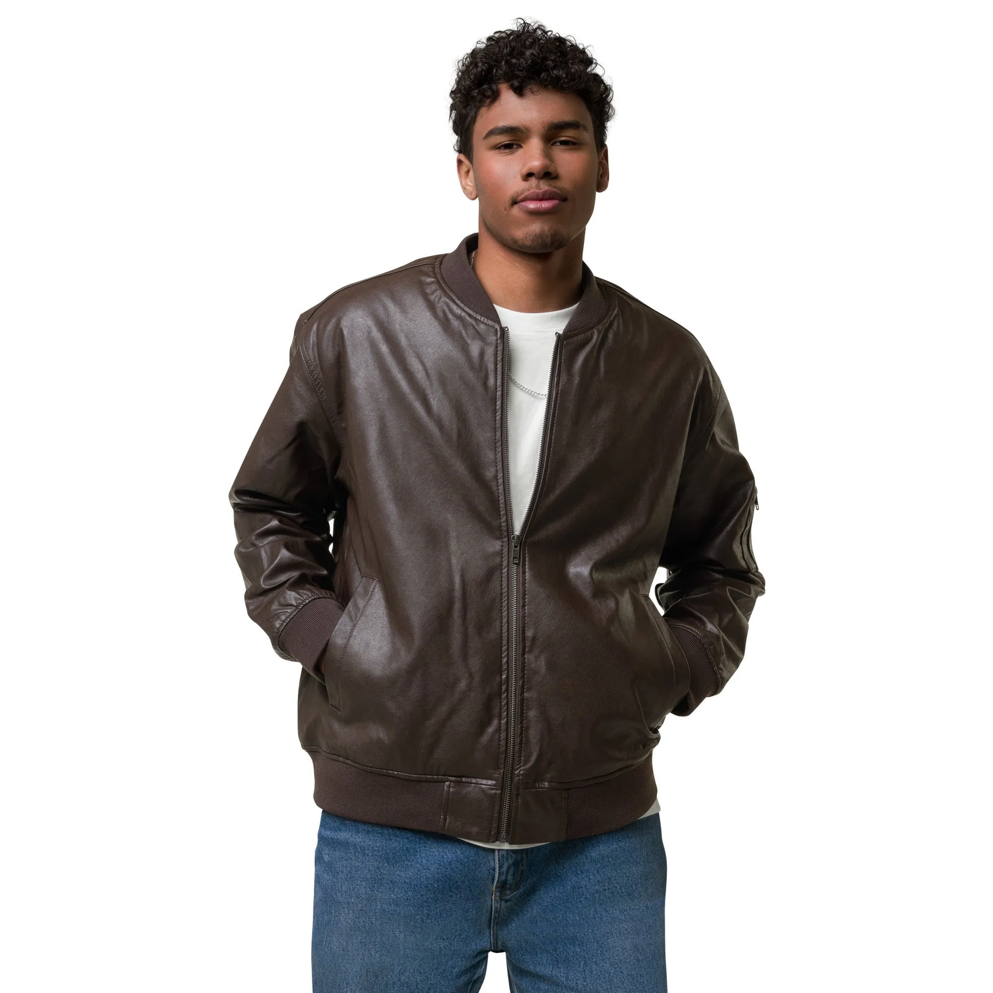 Savage Faux Leather Jacket