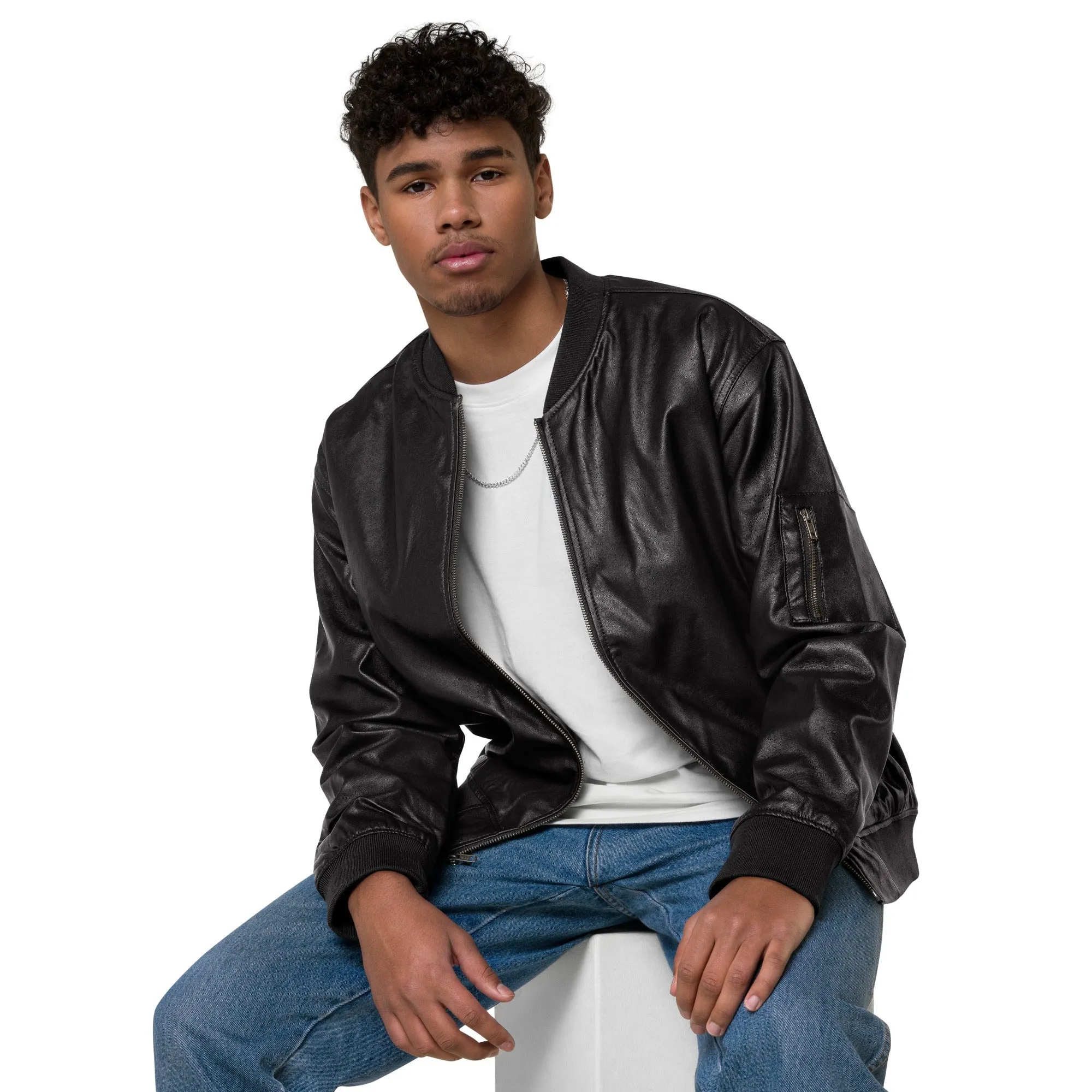 Savage Faux Leather Jacket