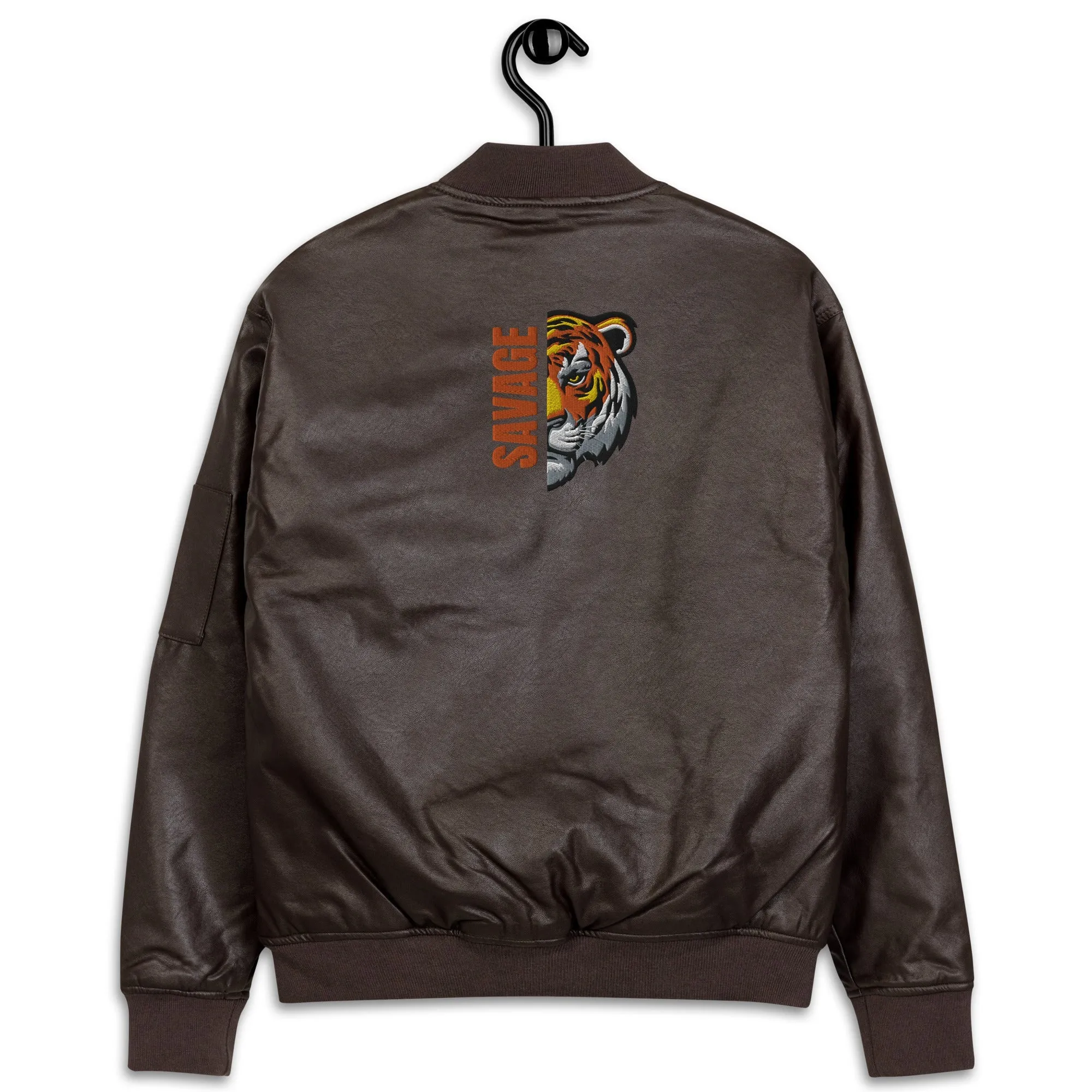 Savage Faux Leather Jacket