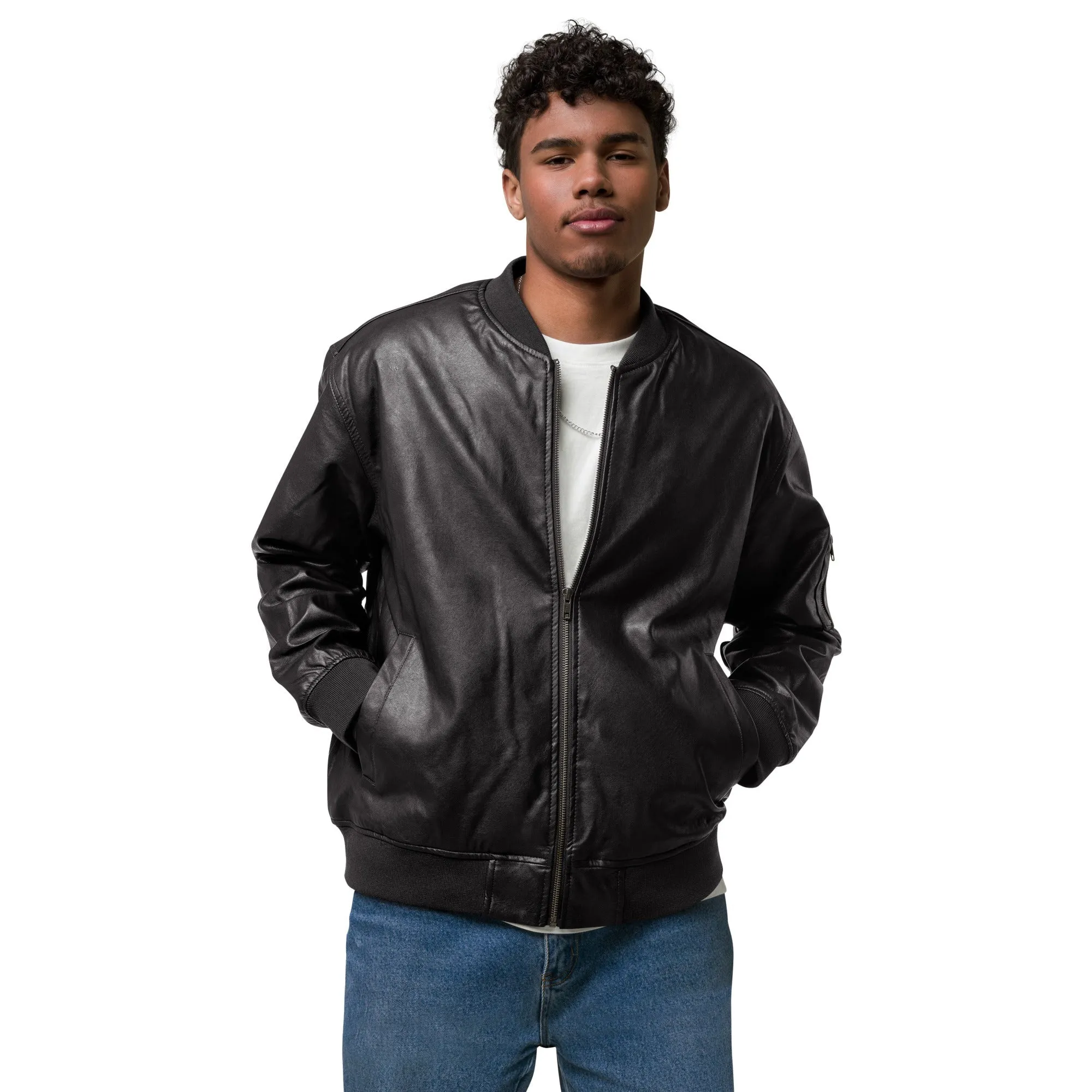 Savage Faux Leather Jacket
