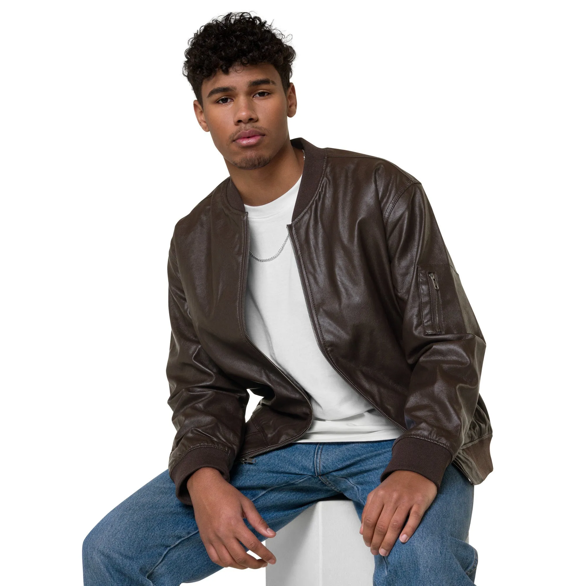 Savage Faux Leather Jacket