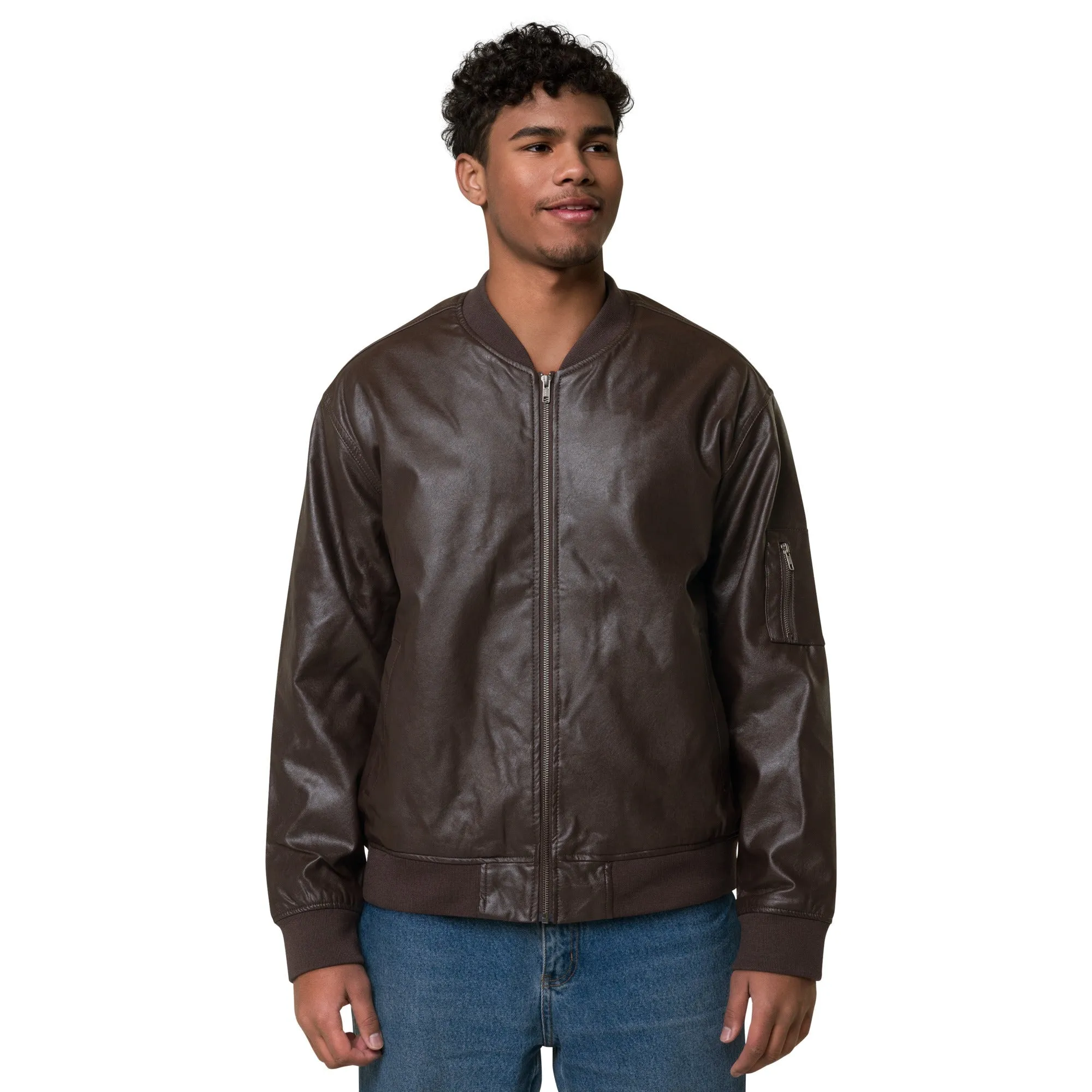 Savage Faux Leather Jacket