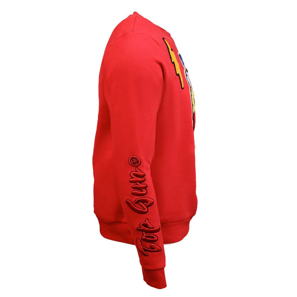 Top Gun Beast Mode Crewneck Sweatshirt Red