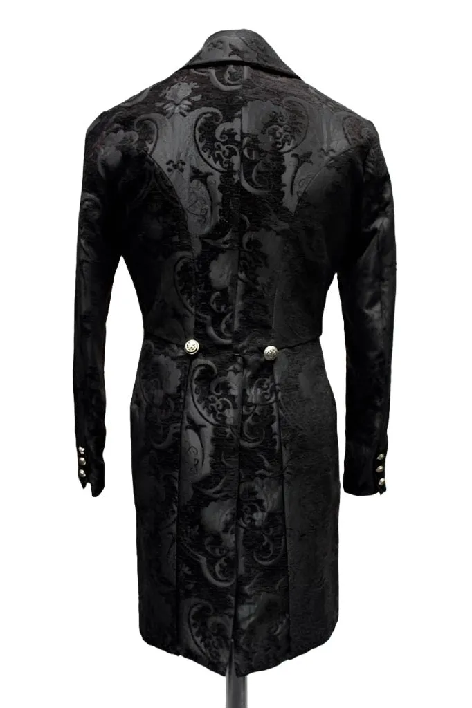 VICTORIAN TAILCOAT - BLACK TAPESTRY