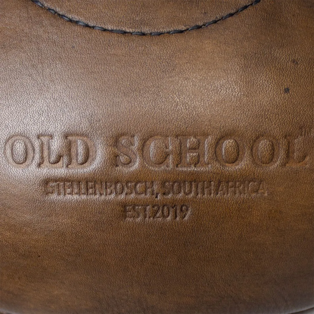 Vintage Old School Rugby Ball - Dark