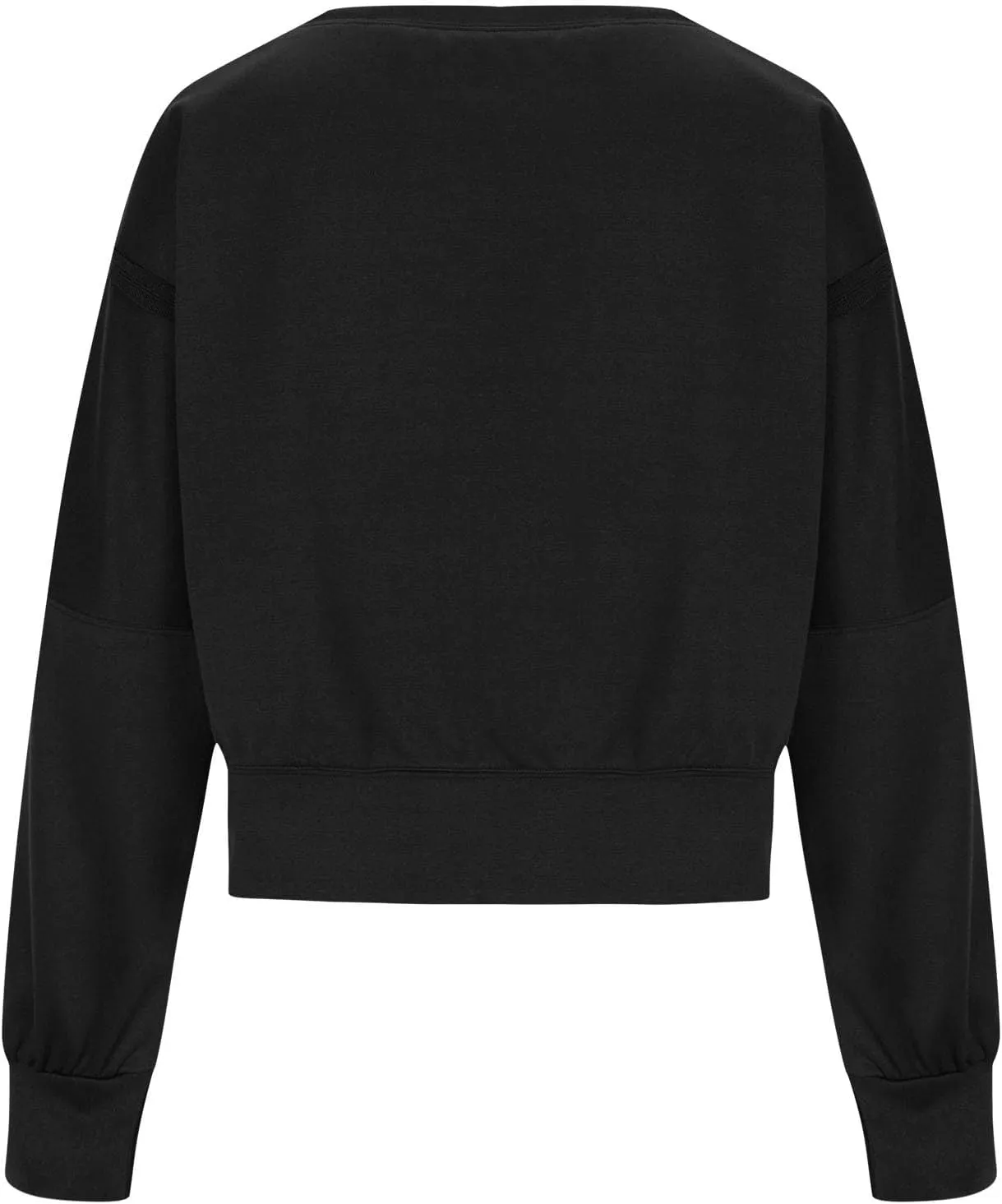 Women Crewneck Cropped Sweatshirt Oversized Causal Pullover Tops No Hood Crop Sweatshirts Trendy 2024 Fall Clothes