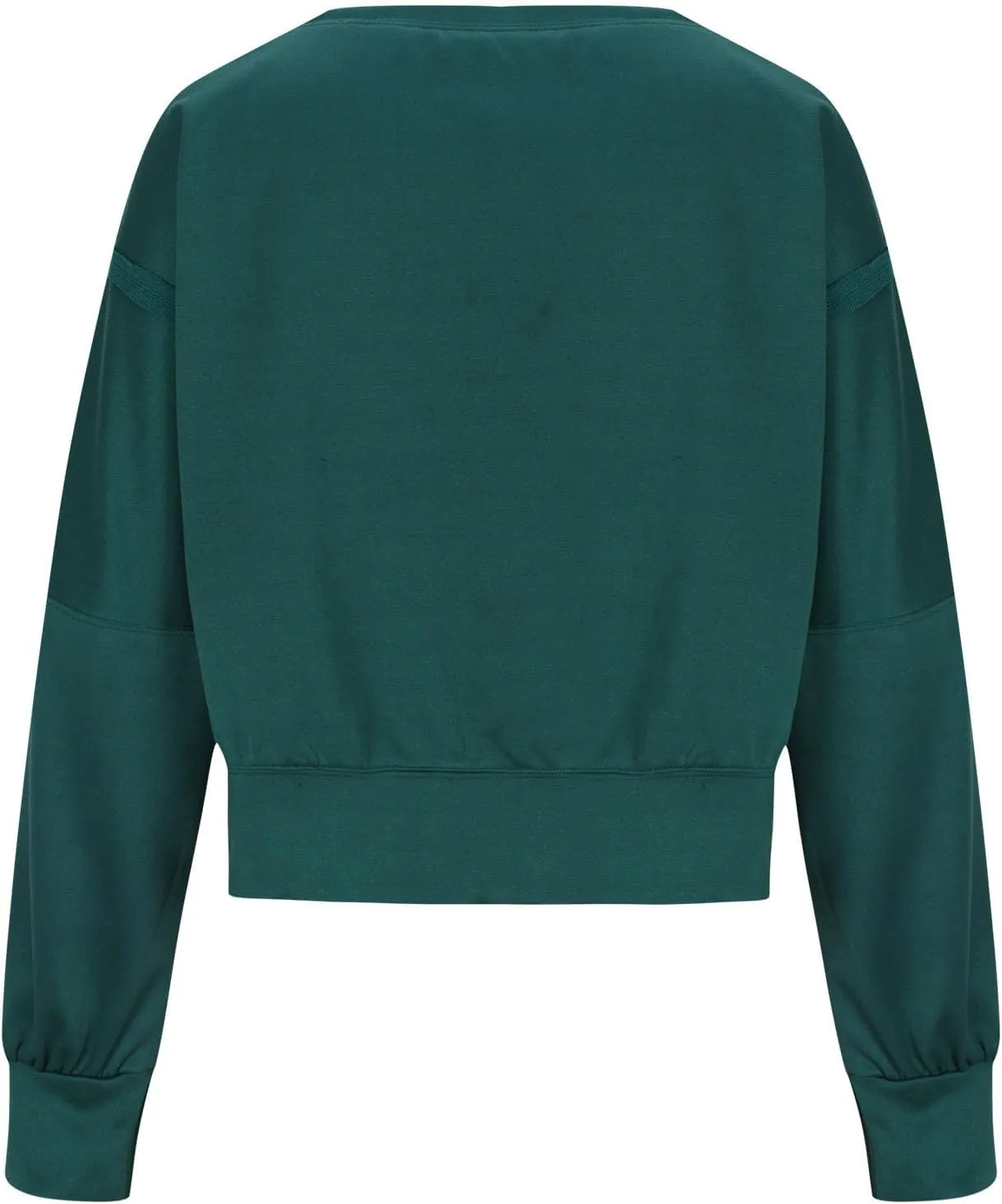 Women Crewneck Cropped Sweatshirt Oversized Causal Pullover Tops No Hood Crop Sweatshirts Trendy 2024 Fall Clothes